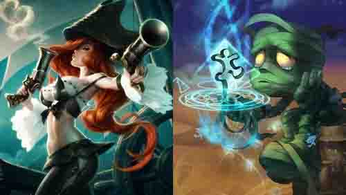 미스포츈과 아무무 이미지