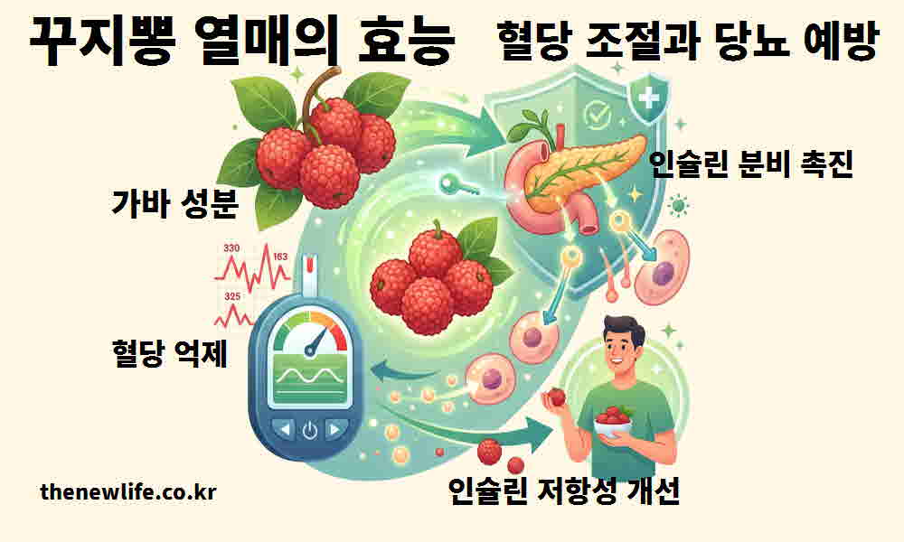 꾸지뽕 열매 효능 혈당 조절 당뇨 예방