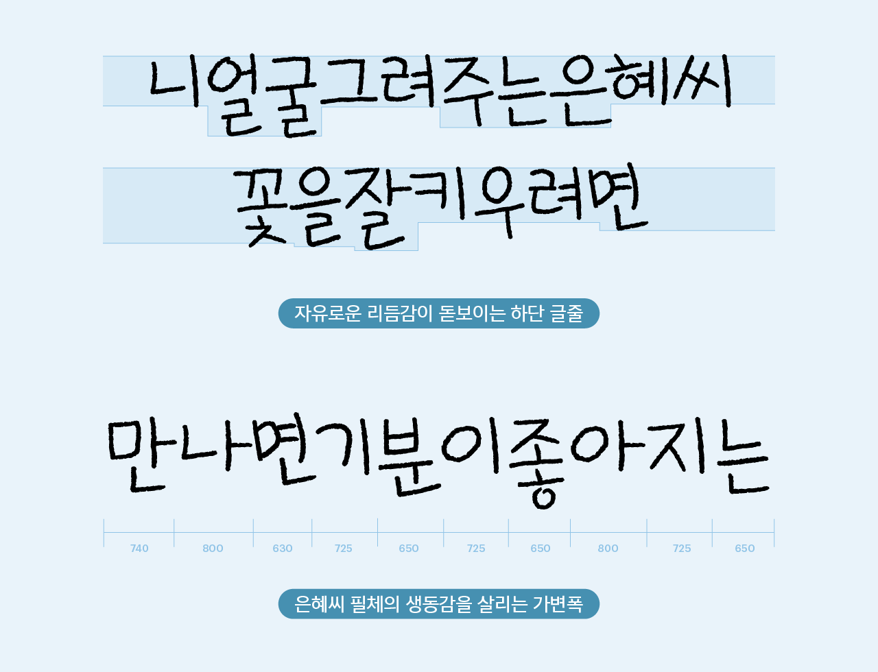 은혜씨 글씨체