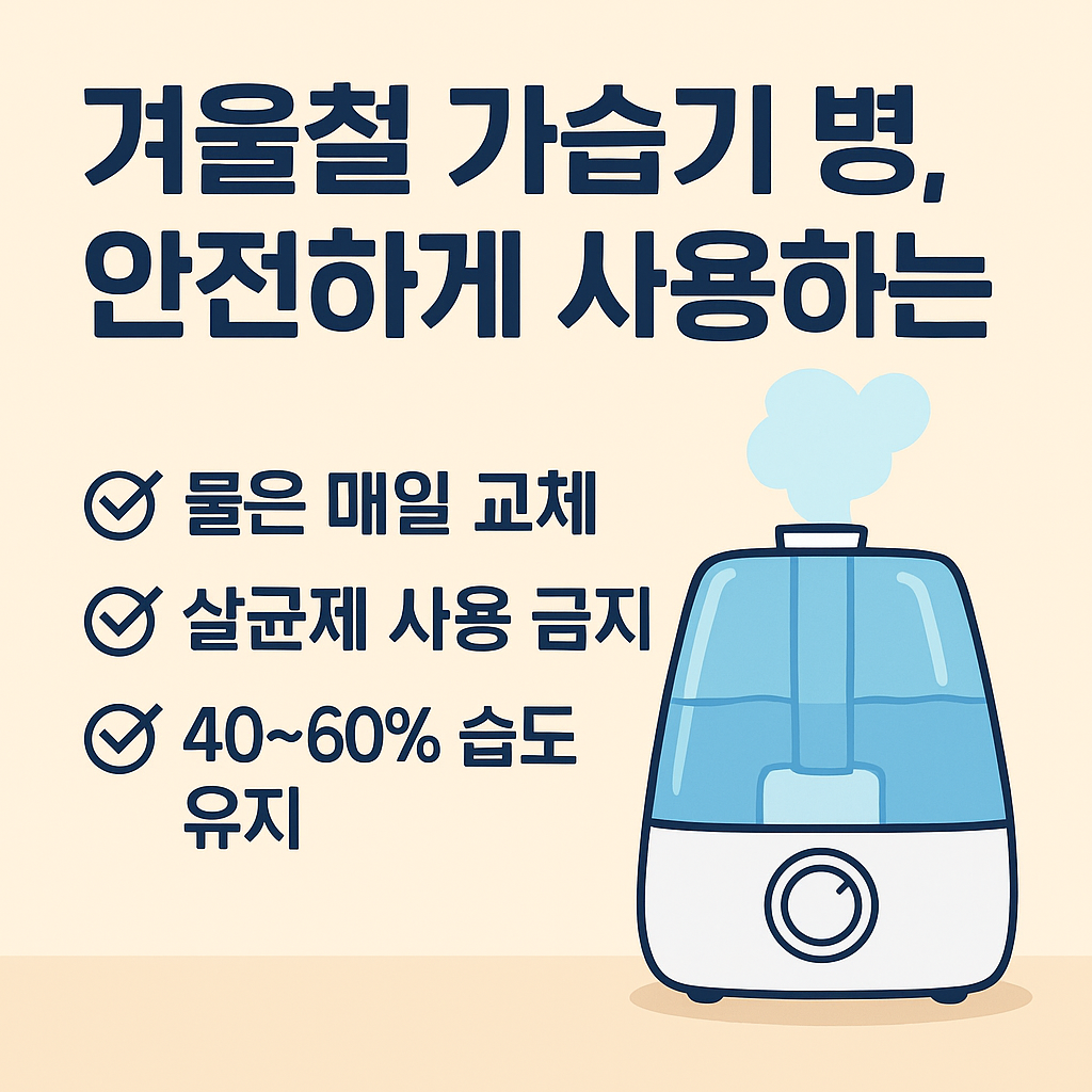 안전한 가습기 사용법