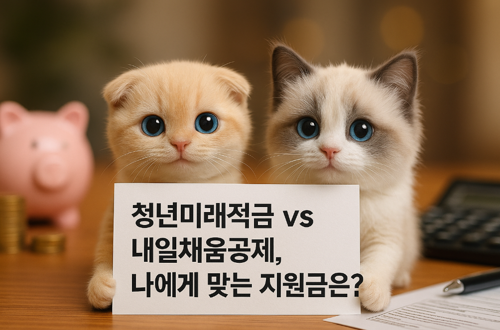 청년미래적금 vs 내일채움공제, 나에게 맞는 지원금은?