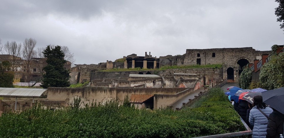 이탈리아 관광지 폼페이유적지 입구