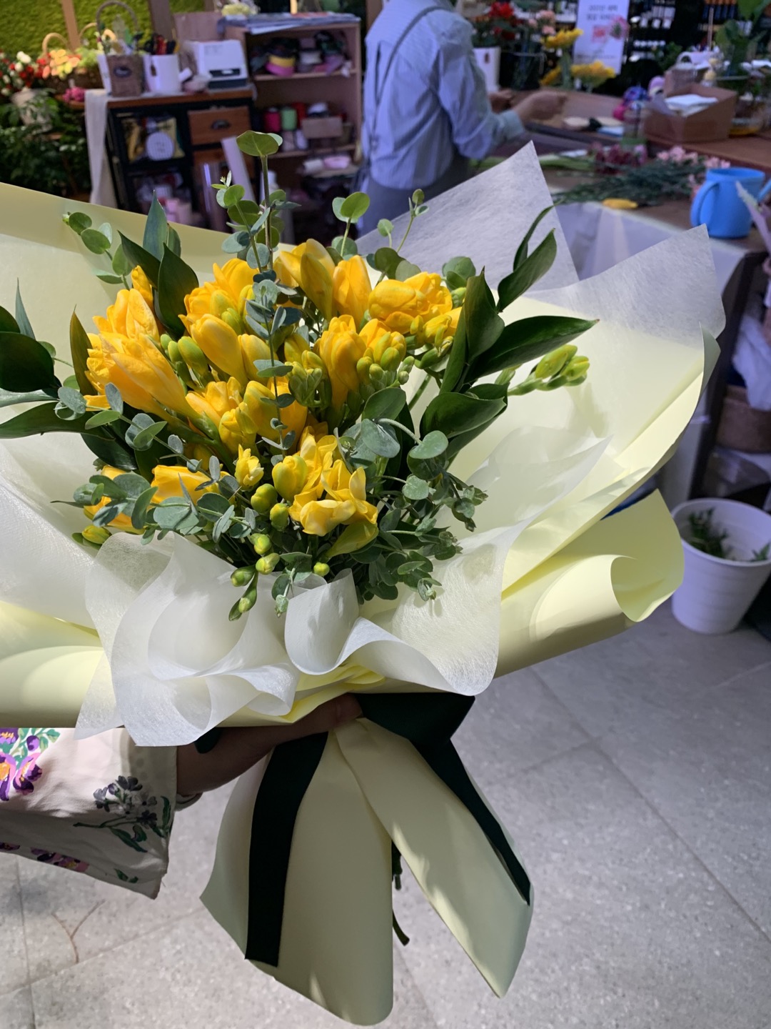 데이트 꽃 선물