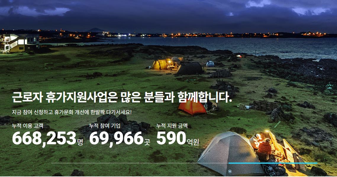 근로자 휴가 지원사업 20만원 지원받기 2025년 혜택 신청방법