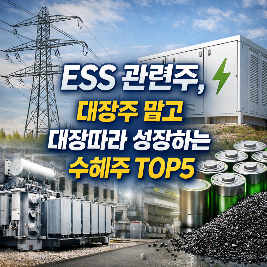 ESS 관련주, 수혜주TOP5