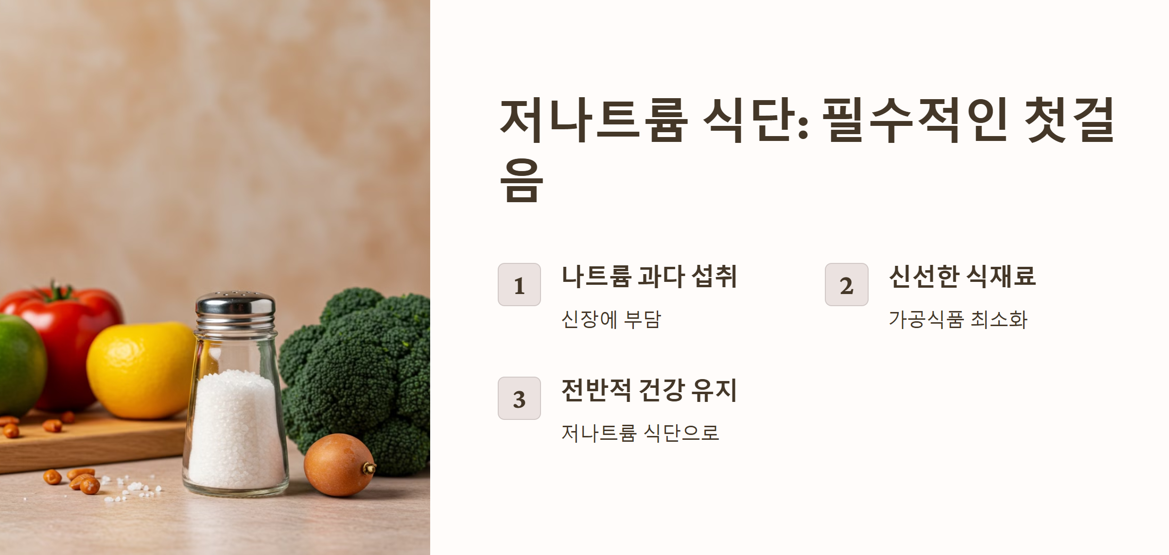 저나트륨 식단