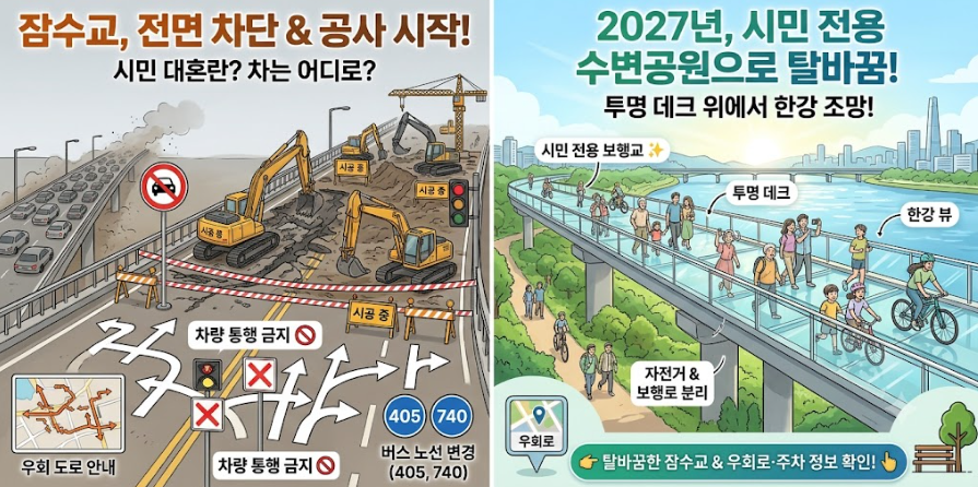 잠수교 전면 통제