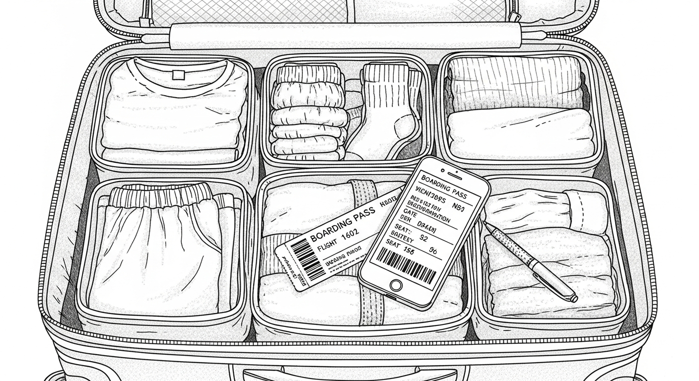 패킹 큐브와 디지털 문서로 스마트한 짐 싸기