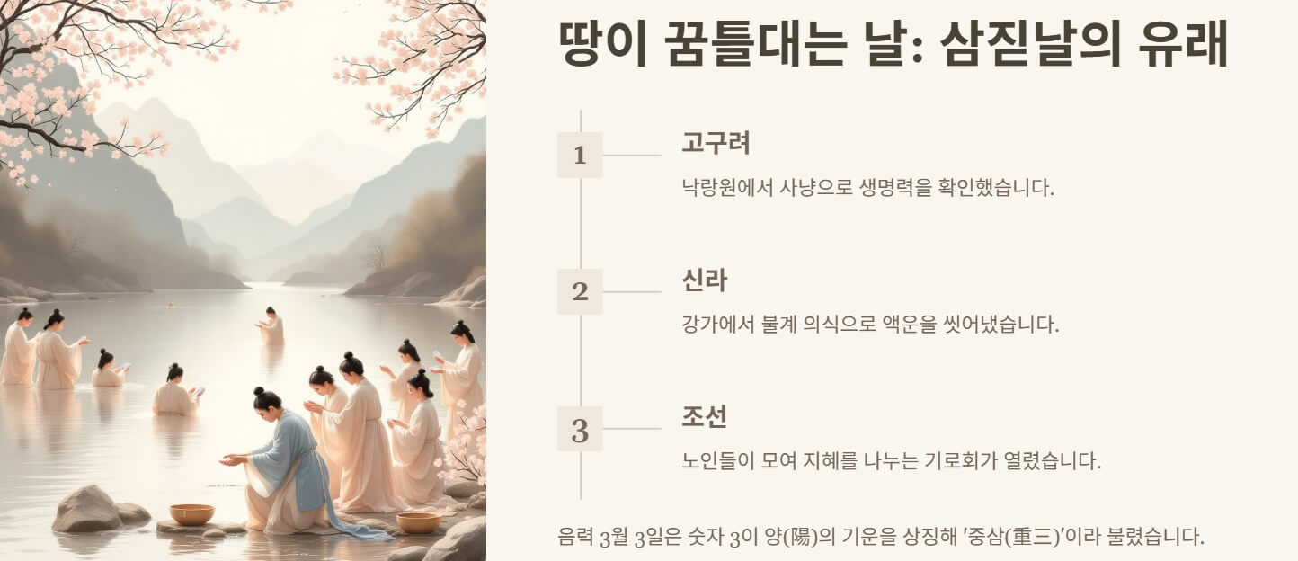 삼월 삼짇날 뜻 유래 운 높이는 방법