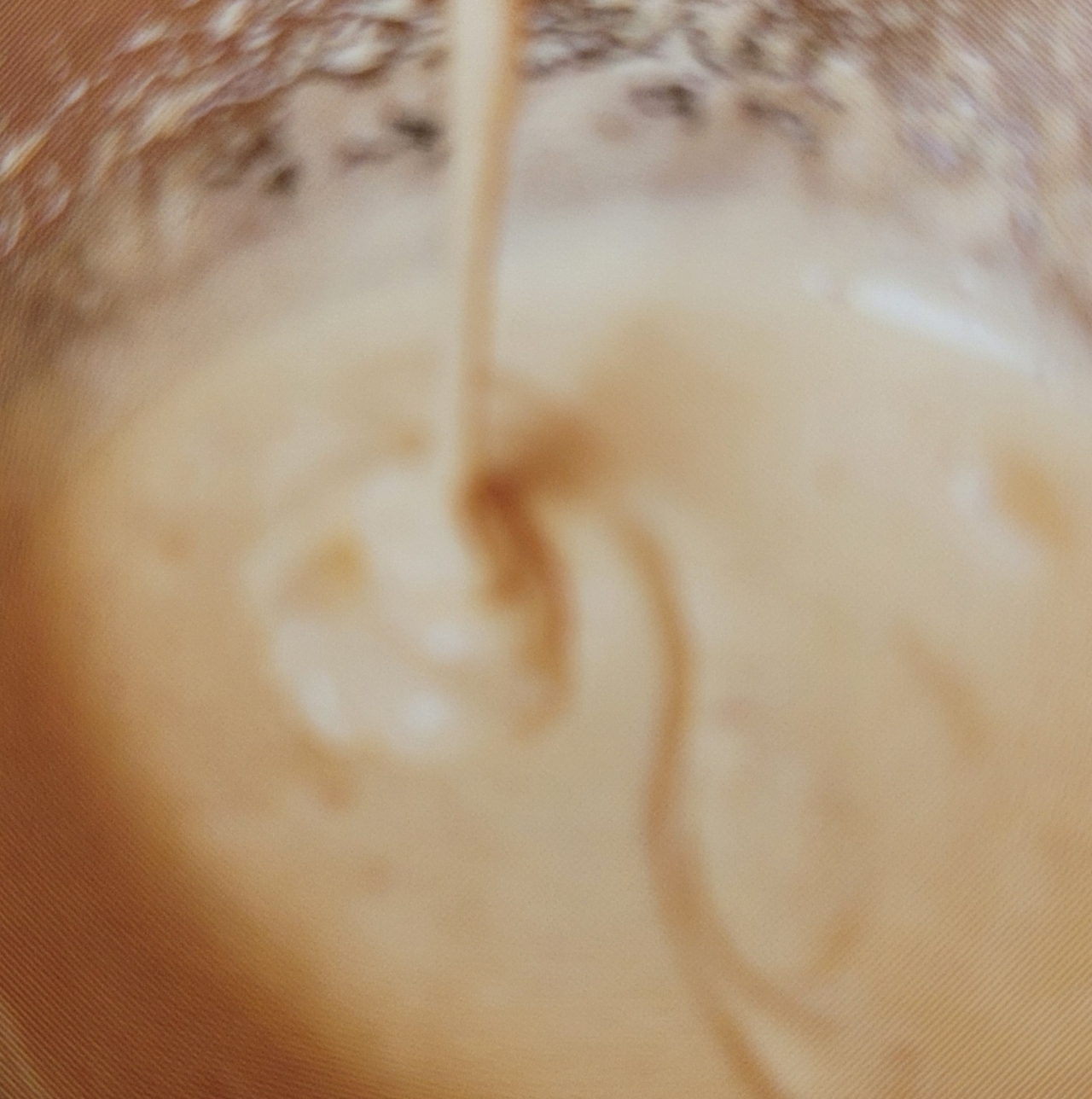 밀가루 반죽 완성 상태