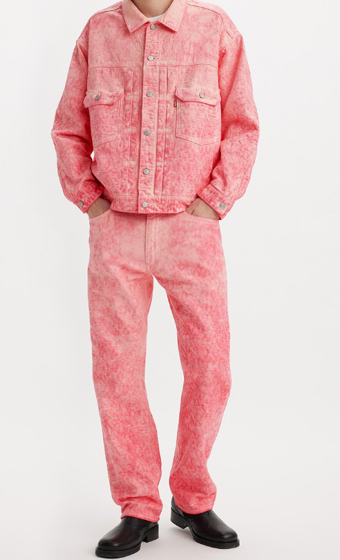 리바이스 x 스투시 콜라보 컬렉션 자카드 진 알아보기