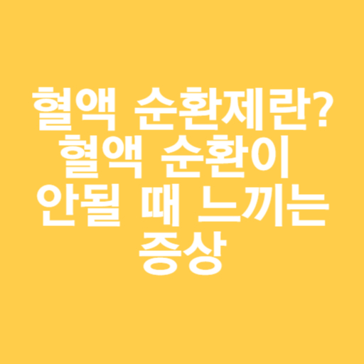 혈액 순환제