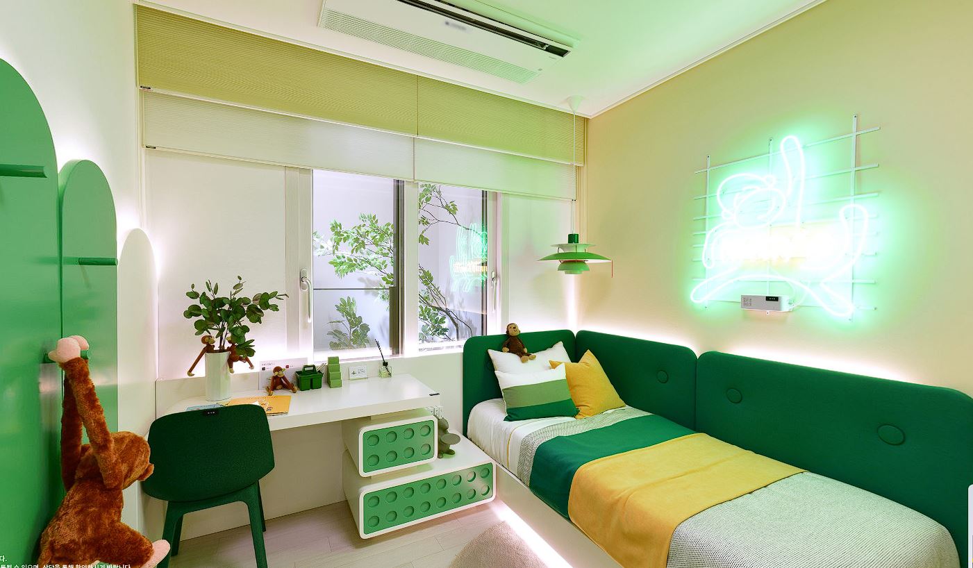 메이플 자이 평면도, 모델하우스