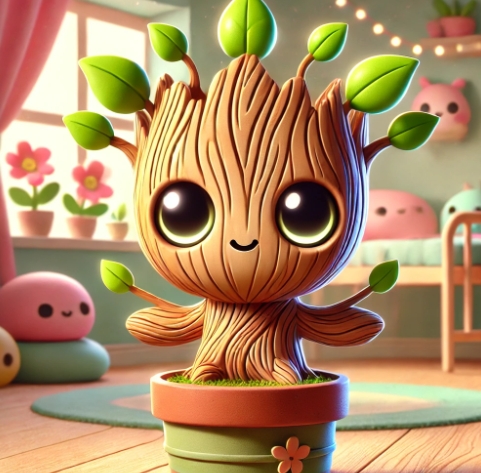 등장인물 중 한명인 그루트