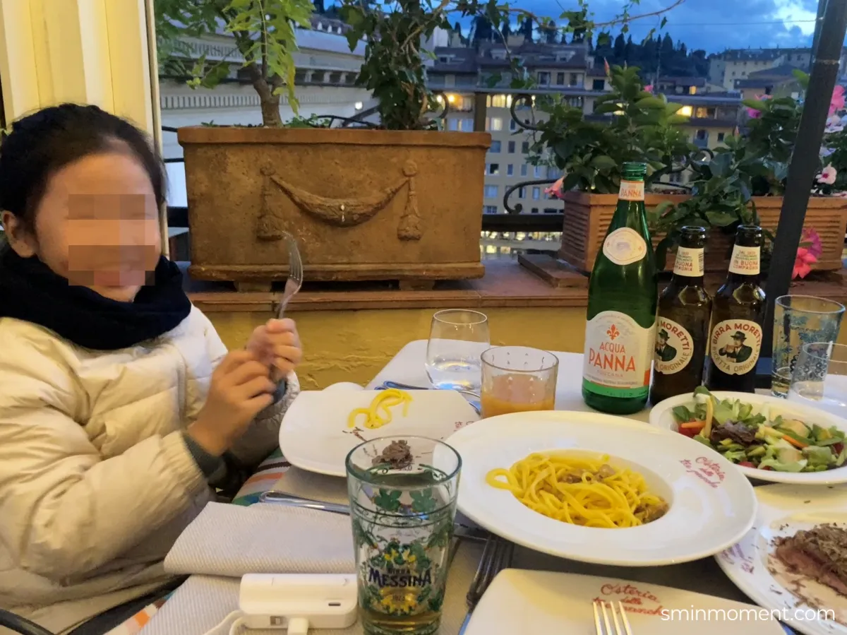 피렌체-오스테리아델레트레판케-신난-아이-메뉴-사진