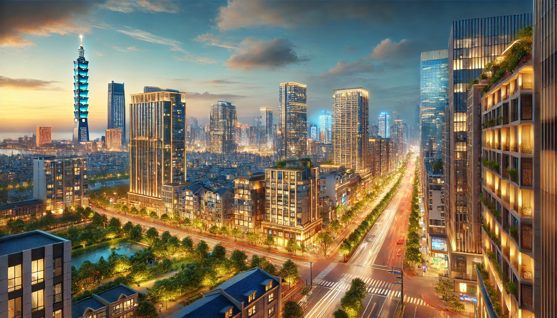 대만 타이베이 야경