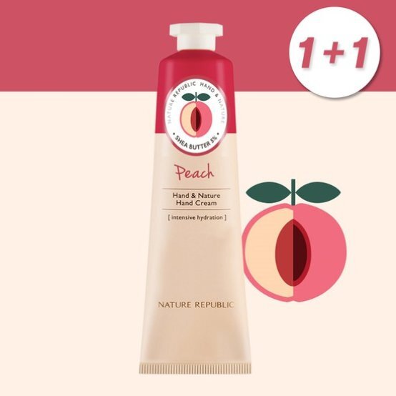 네이쳐리퍼블릭 복숭아 핸드크림