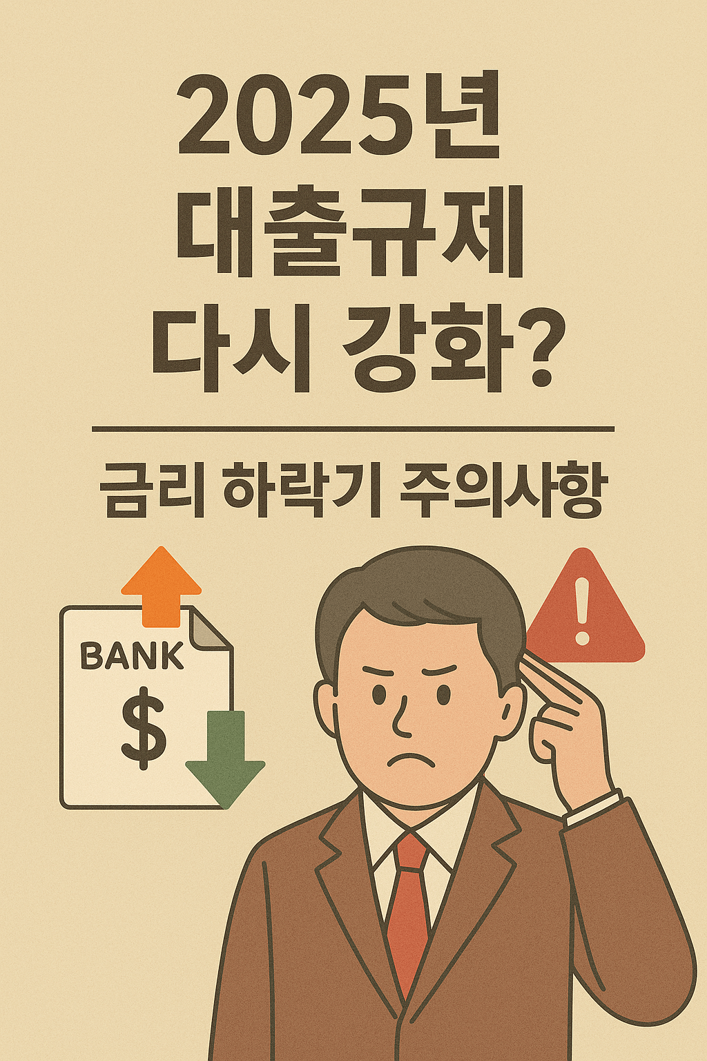 2025년 대출규제 다시 강화? 금리 하락기 주의사항 총정리