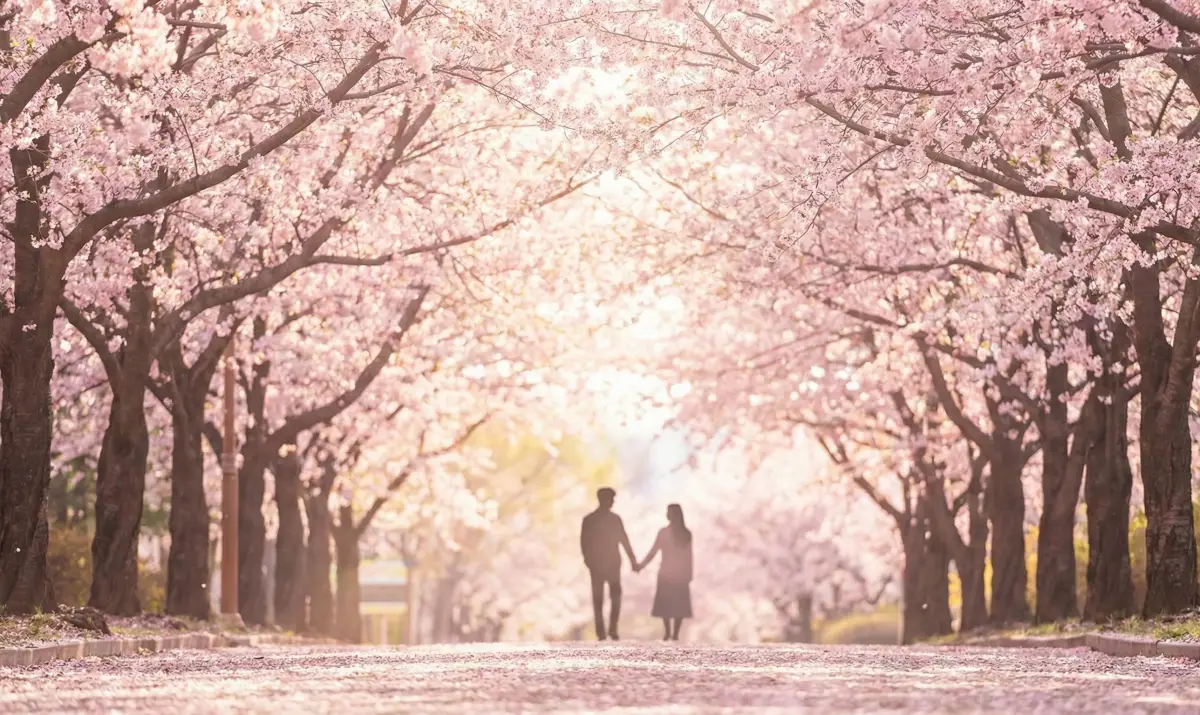 설렘을 유발하는 로맨스 드라마의 한 장면