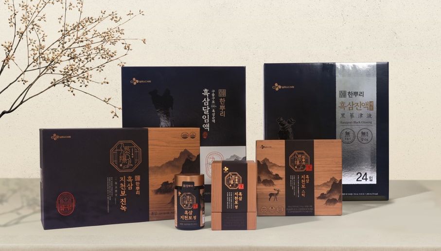 CJ웰케어 추석 선물세트 연출 이미지