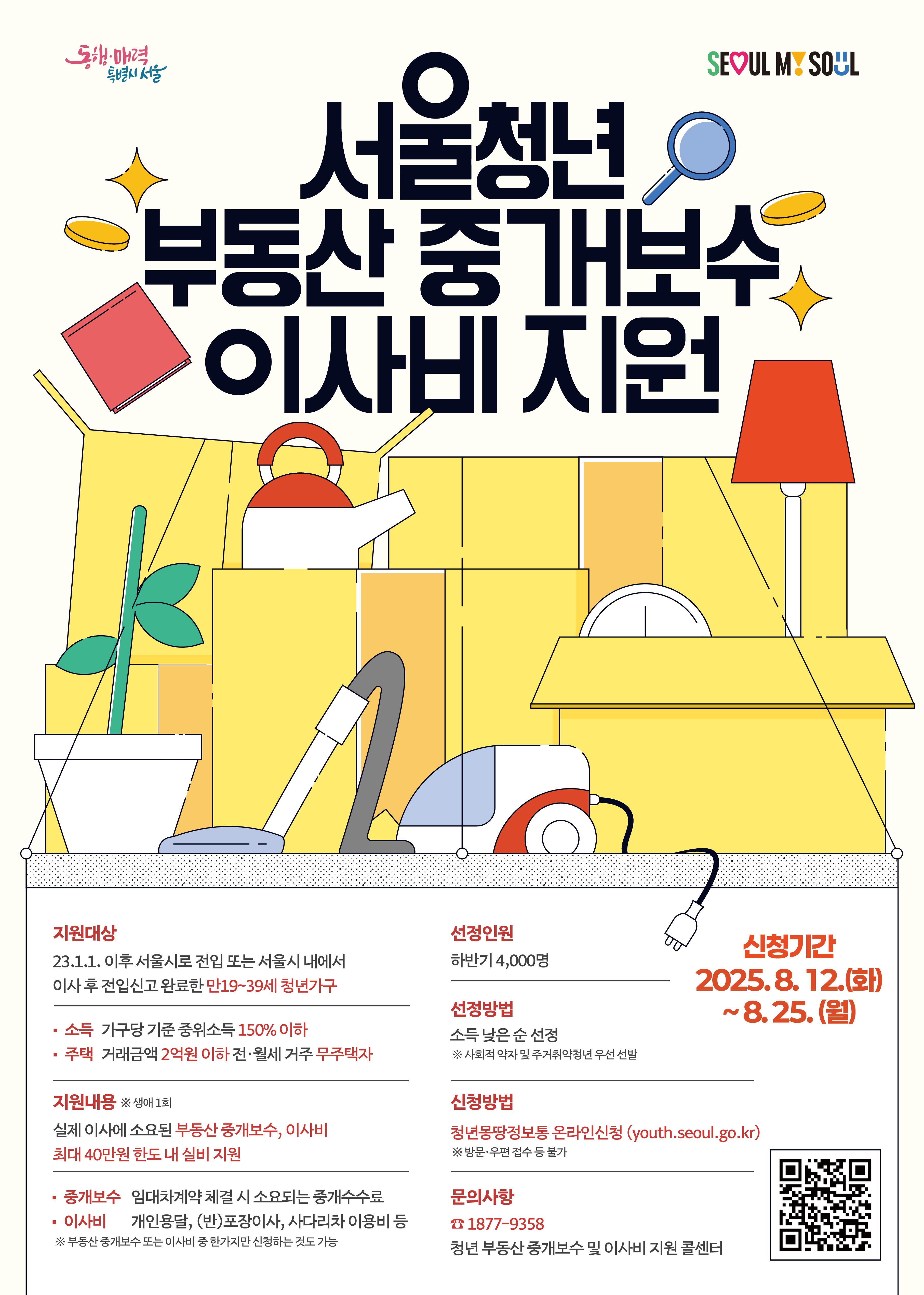 2025 청년 부동산 중개보수 이사비 지원 제출서류