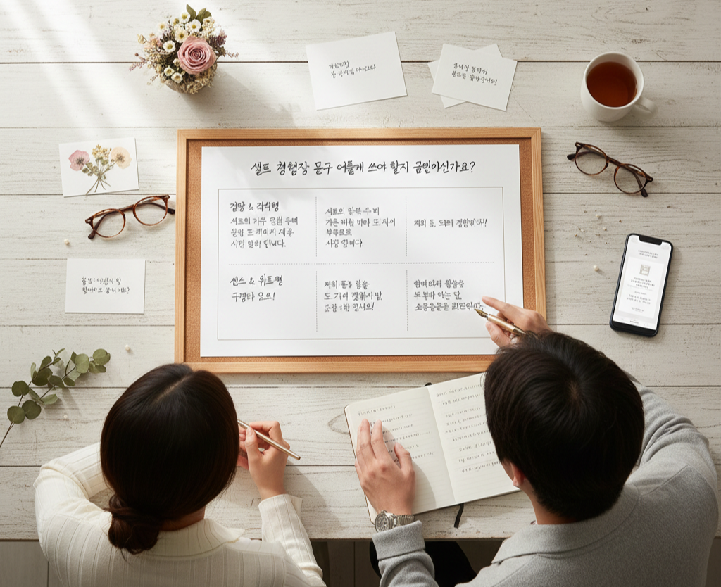 셀프 청첩장