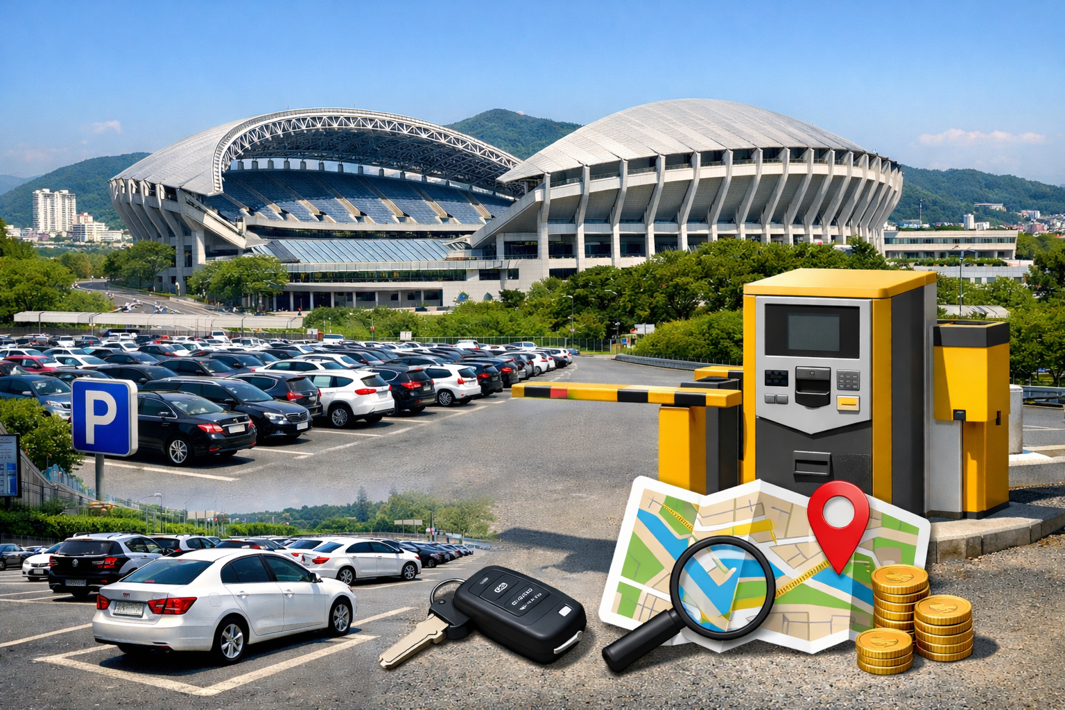 부산 아시아드주경기장 주차장 완벽정리 (공영주차장 요금&middot;일반주차장&middot;주차꿀팁) 관련 사진