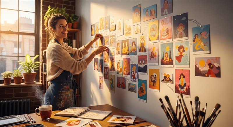 장면 카드 활용법, 복잡한 플롯을 시각적으로 구성하기