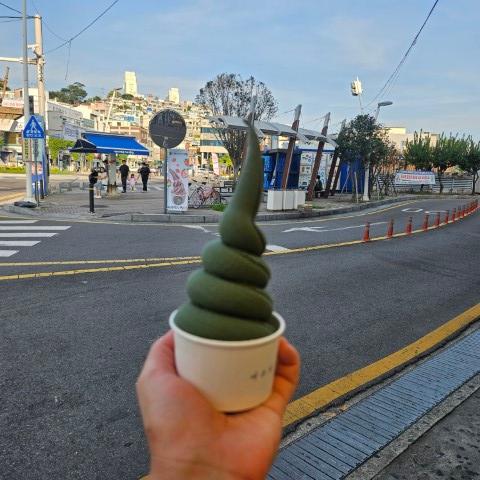 여수당 해풍쑥 아이스크림