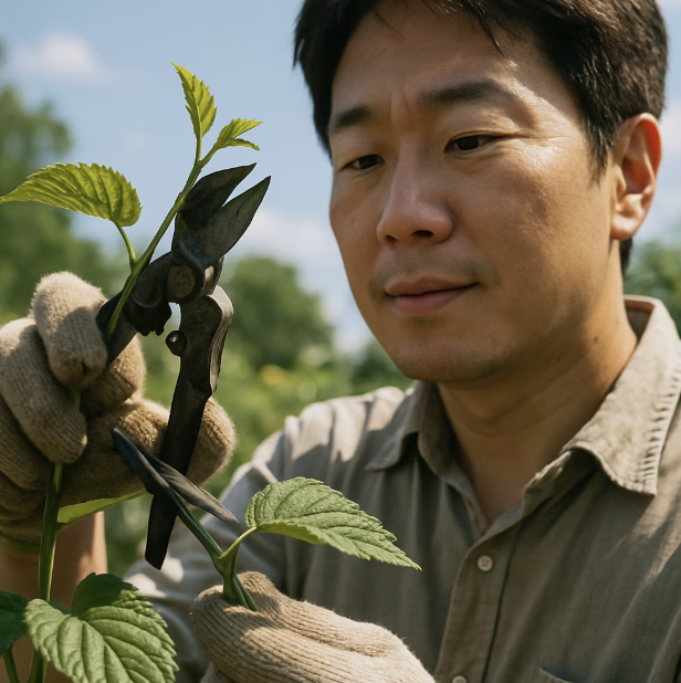여름의 약속, 첫 번째 이발 (순지르기)