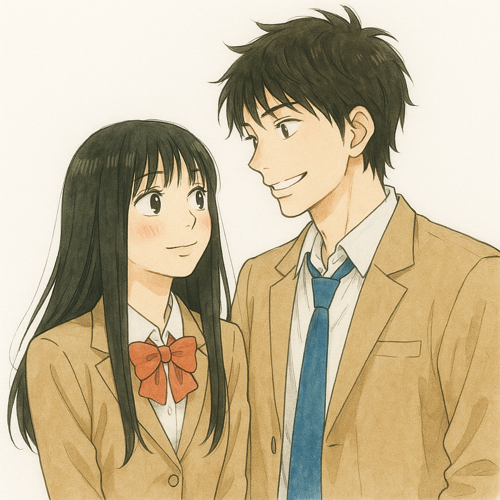 너에게 닿기를-풋풋한 고등학생 커플