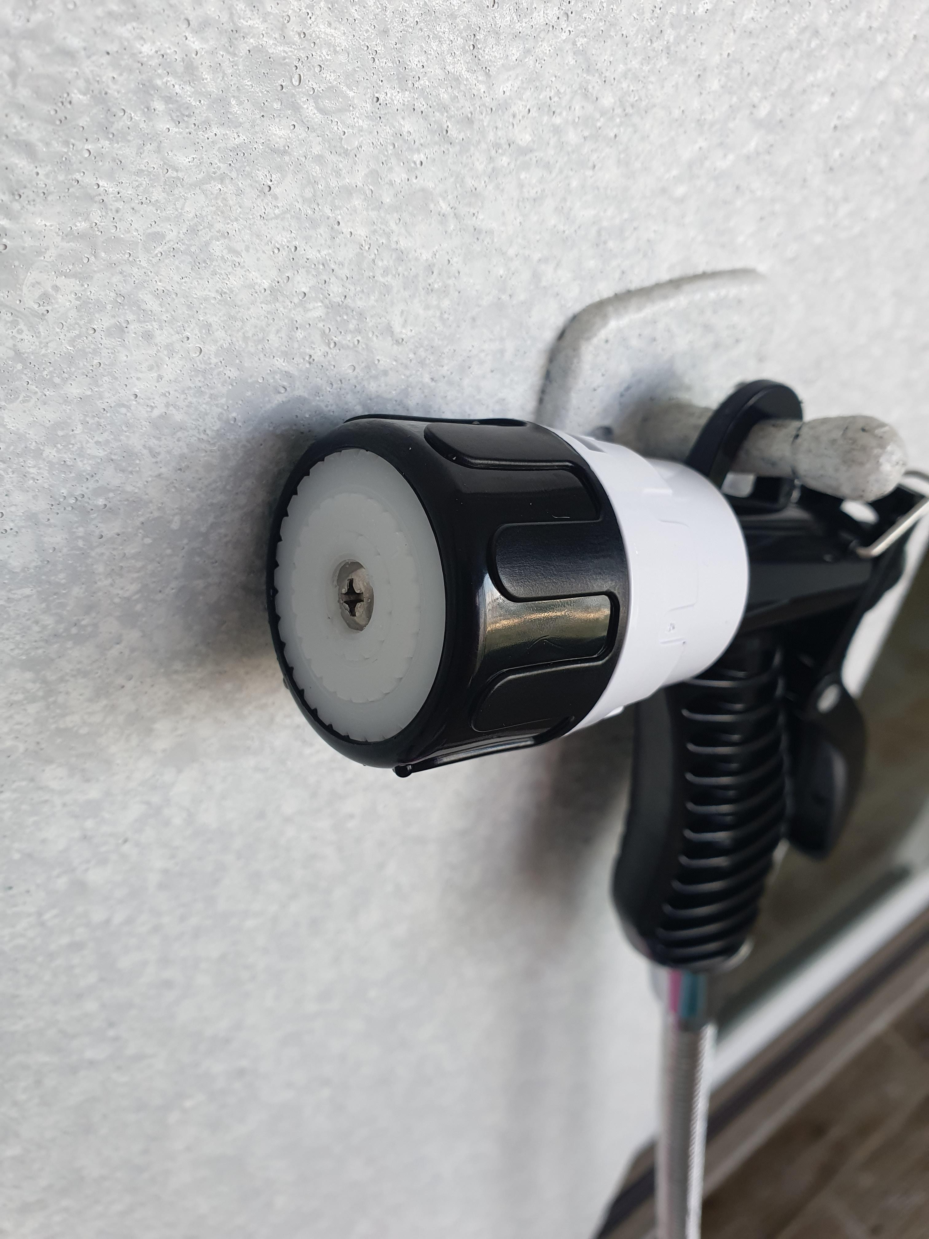 새로 구매한 베란다용 샤워건