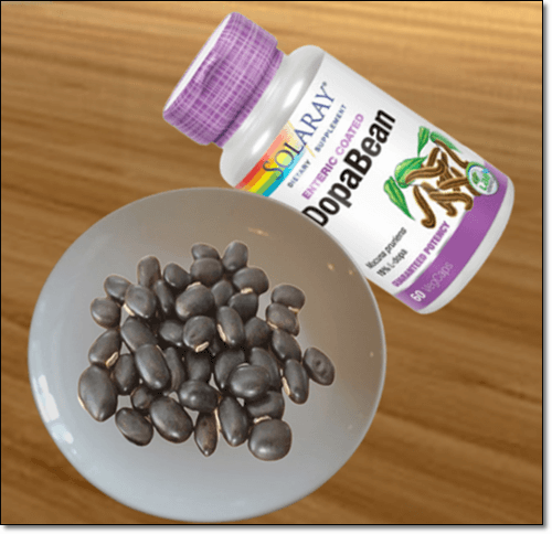 벨벳콩과 도파 보충제