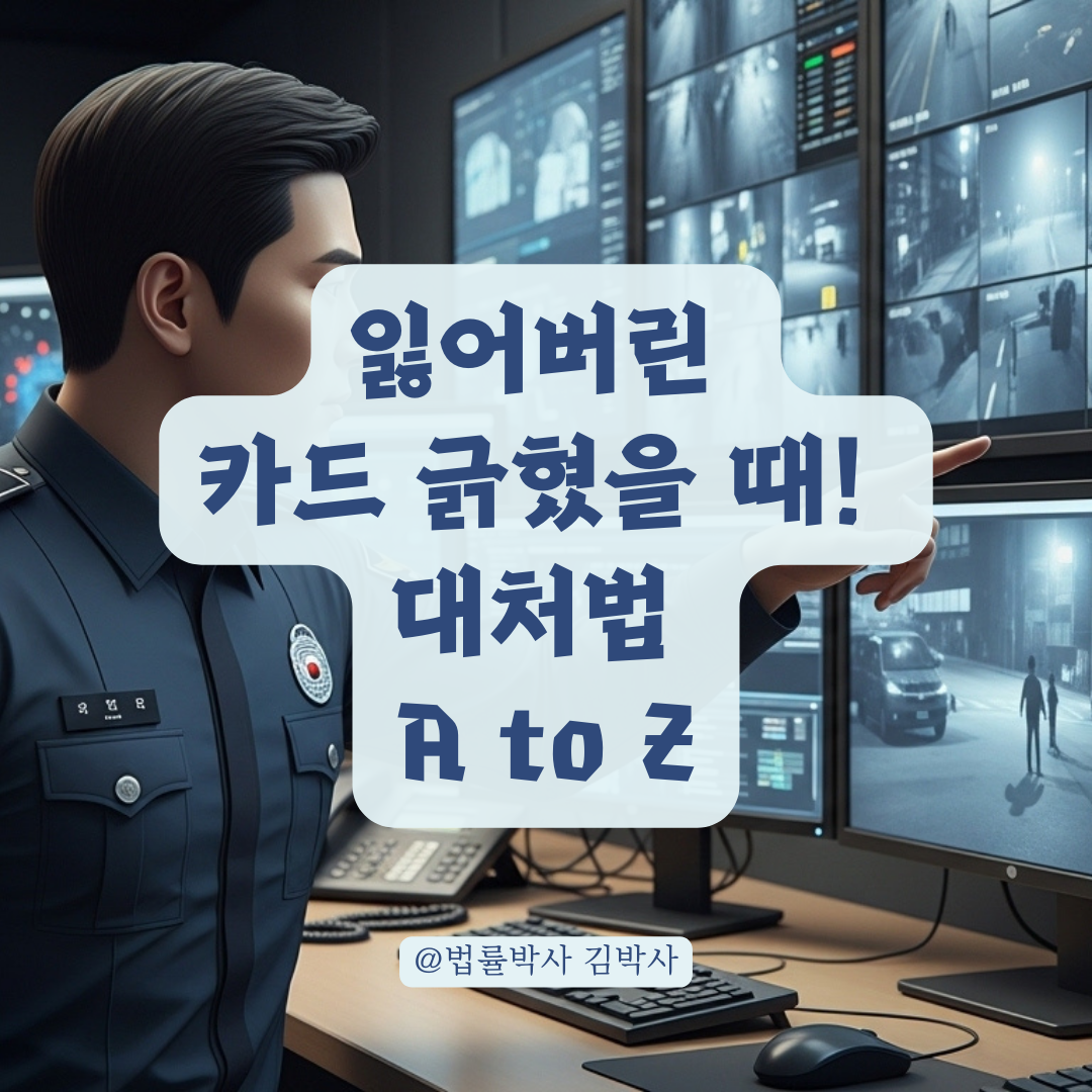 분실 카드 결제 시도 포착! 점유이탈물횡령죄 신고 후 검거 과정 총정리!