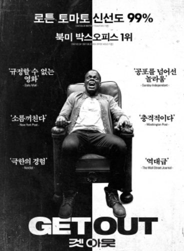 해외 영화 겟 아웃 포스터