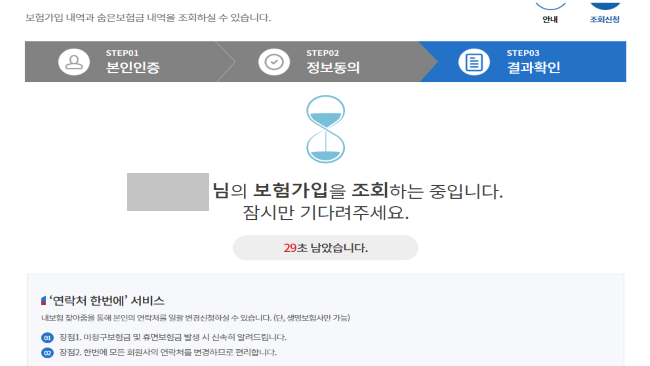 보험 조회방법
