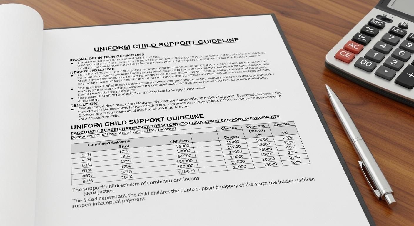 양육비 산정기준표