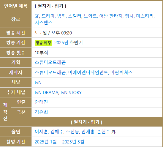 나무위키 '시그널 시즌2'