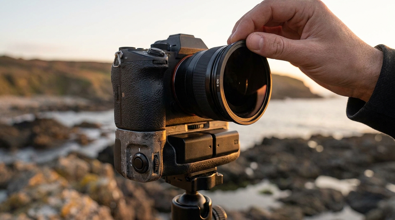 오즈모포켓 4 사용 시 반드시 구비해야 할 마그네틱 ND 필터와 배터리 핸들