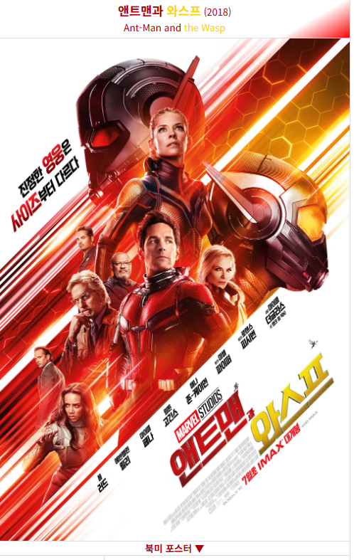 마블영화_앤트맨과 와스프 (Ant-Man and the Wasp, 2018) 포스트 사진