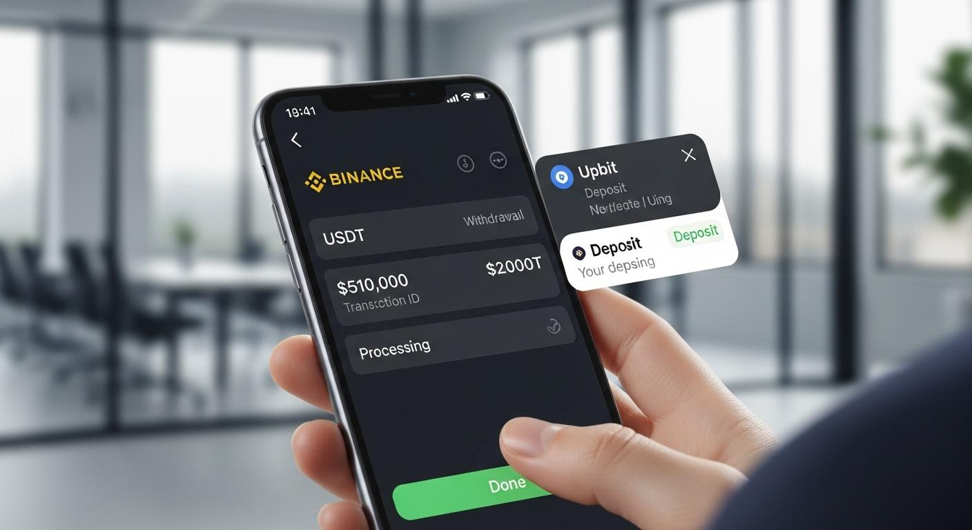 바이낸스 업비트 출금