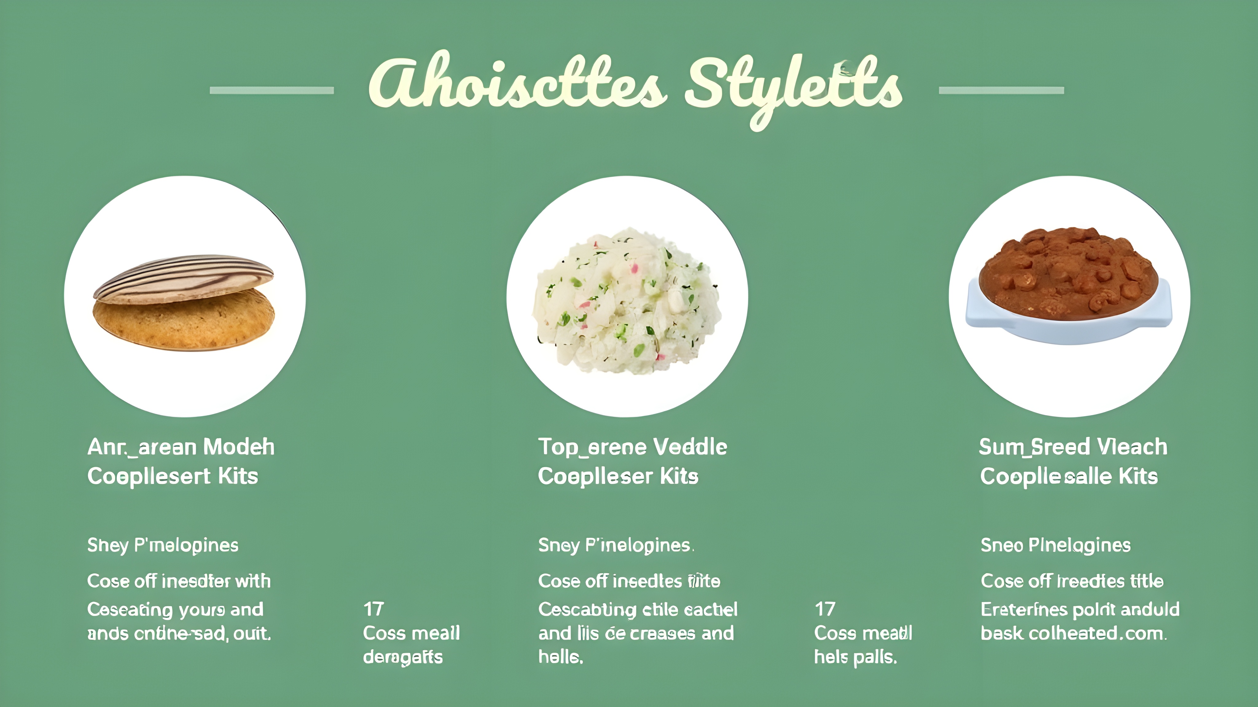 밀키트 세계화 (유럽식,미국식)