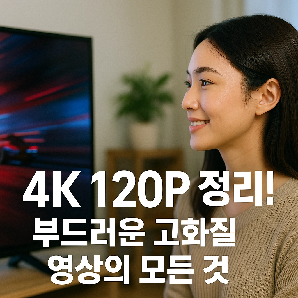 4K 120P 정리! 부드러운 고화질 영상의 모든 것