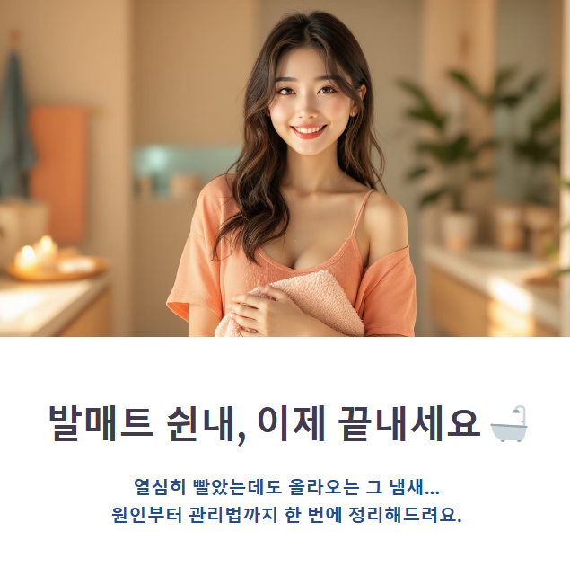 발매트 세탁 후 덜 마른 냄새? 꿉꿉함의 원인은 소재에 있습니다