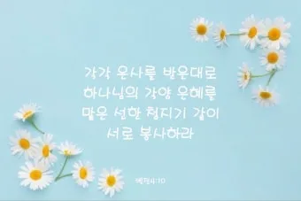 다시 일어설 힘을 주는 성경 구절 10선_11