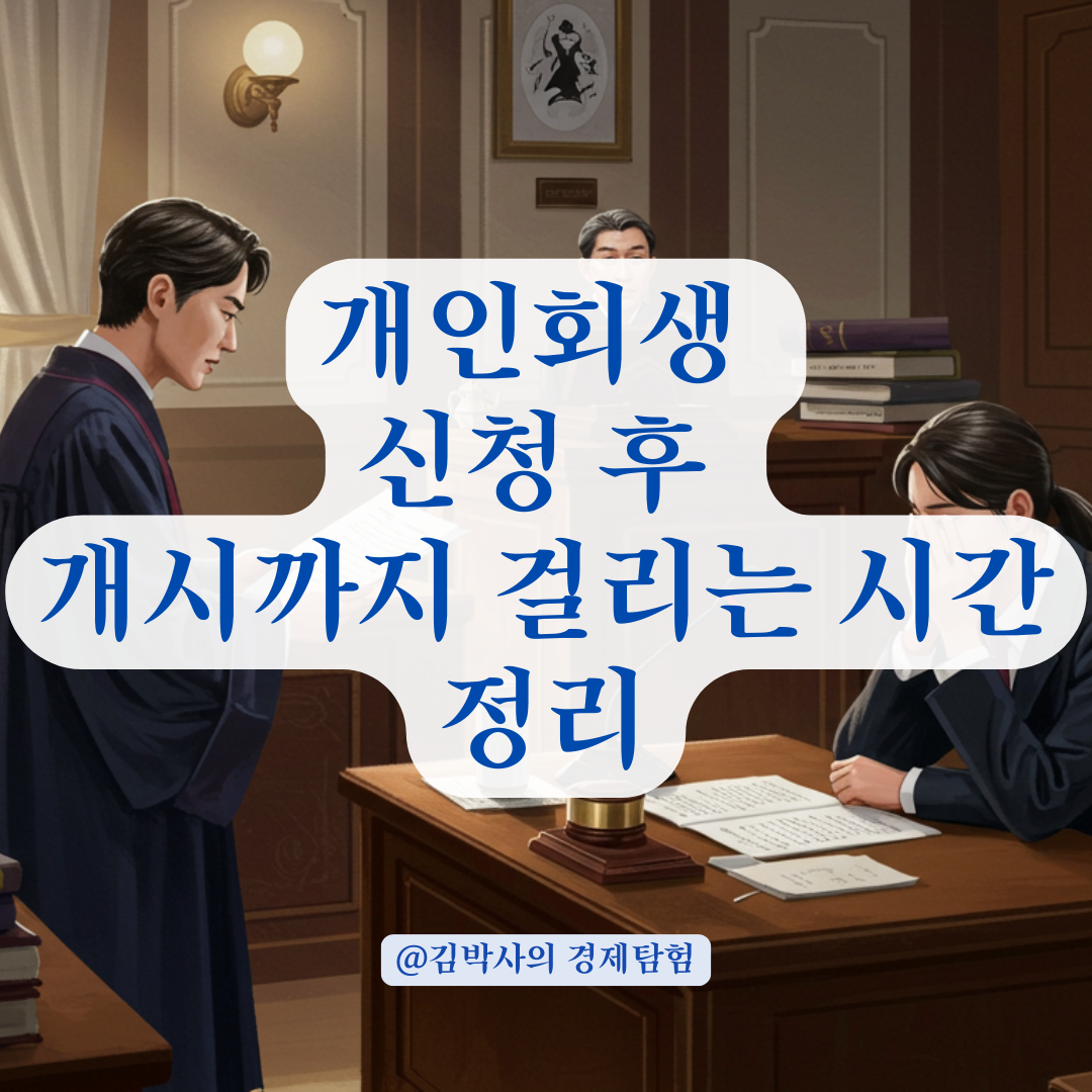 개인회생 신청 후 개시까지 걸리는 시간, 사례 중심으로 알아보기.