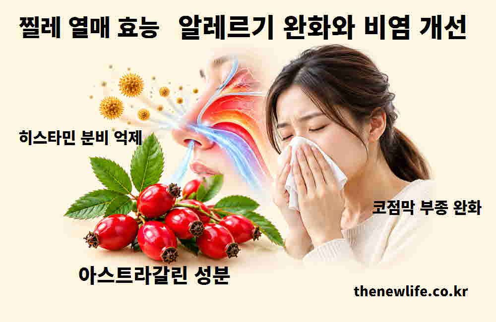 찔레 열매 효능 알레르기 완화 비염 개선