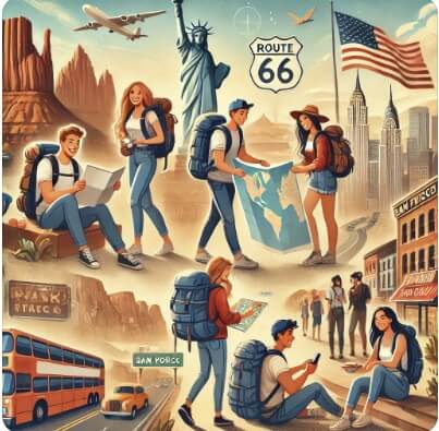 미국 배낭여행 코스 사진