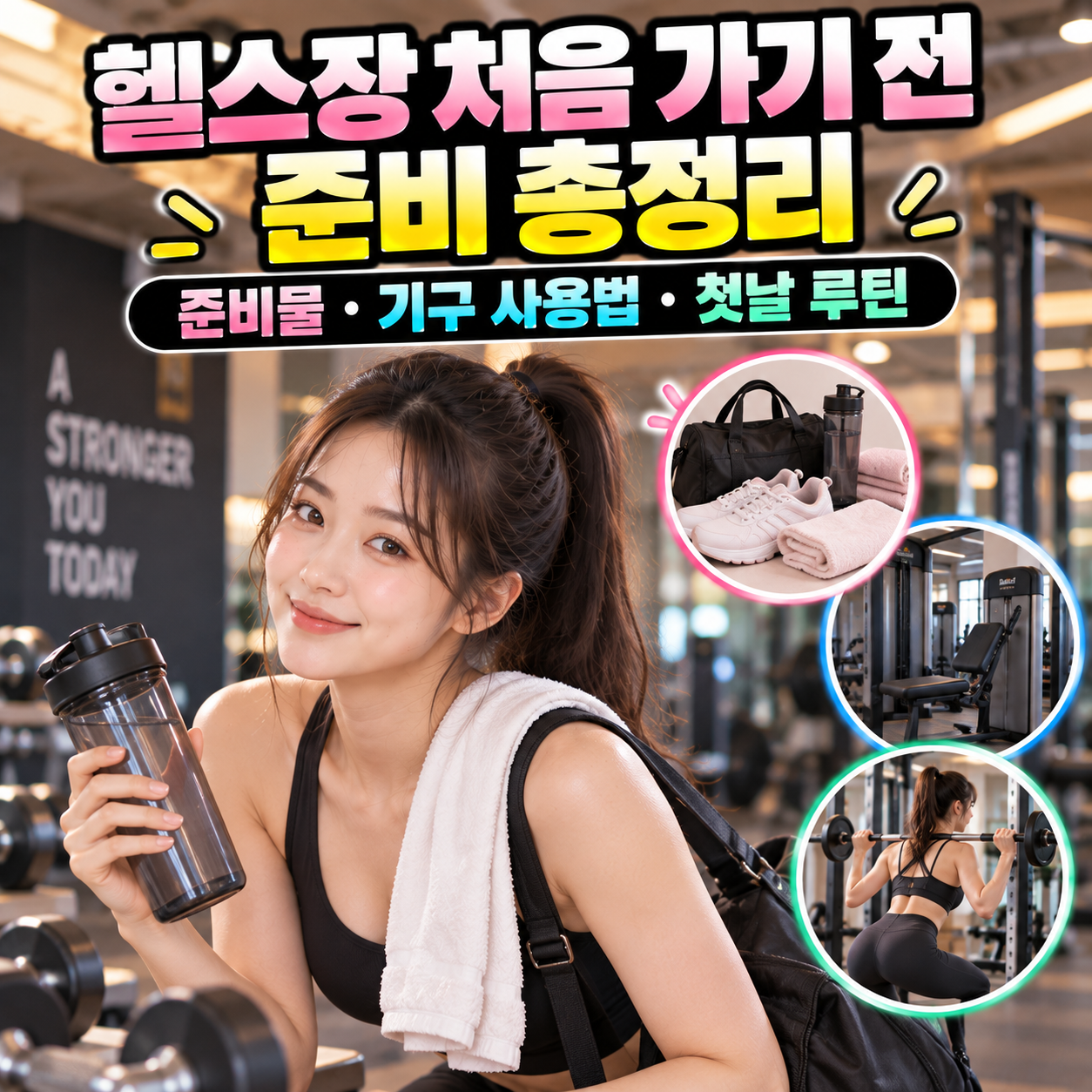 헬스장 처음 가기 전 준비