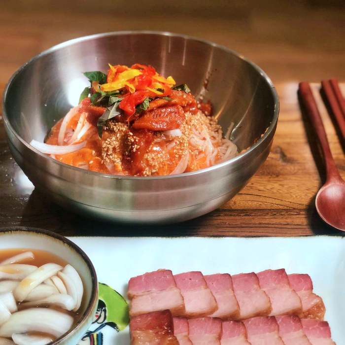 가오리회 비빔국수 멸치 육수 잔치국수 물국수 단호박 비빔국수 양산 호포 맛집 추천 생방송투데이 고수뎐